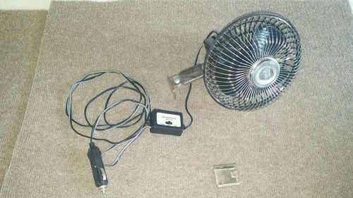 12 volts truck rv&#039;s electric fan high low speed adj. lighter socket fan