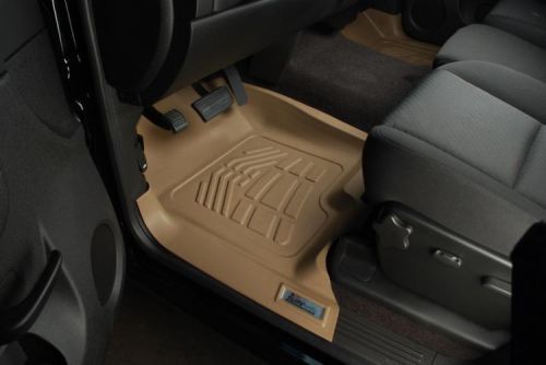 Cadillac escalade 2007 - 2014 sure-fit floor mats liners front tan