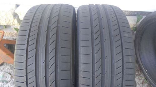 2 continental conti sport contact 5p mgt tires 245 35 21 - 75% no repair $250