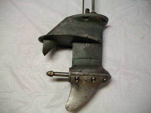 Johnson 1953 qd-14 10hp complete lower unit assembly