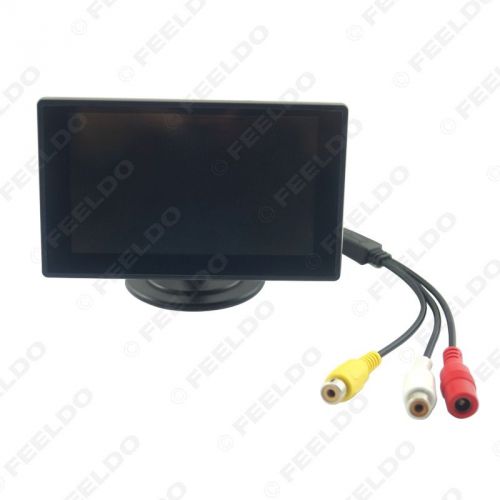 Car tft/lcd reversing backup camera dvd vcr 4.3&#034; windshield/stand-up