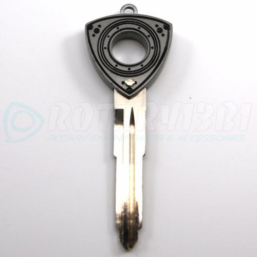 Silver rotor key blank fits: 1993-2002 mazda rx-7 fd3s 3rd gen fd r1 r2 turbo