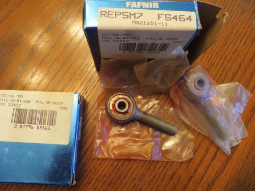 2 pieces    fafnir male rod end bearing rep5m7   p/n: ms21151-11