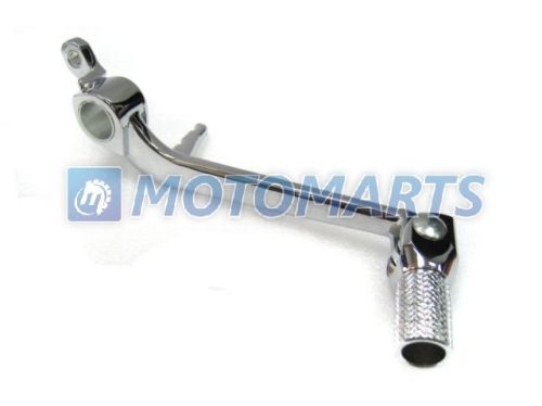 Chrome folding brake pedal for yamaha yzf-r6 2003 2004 2005