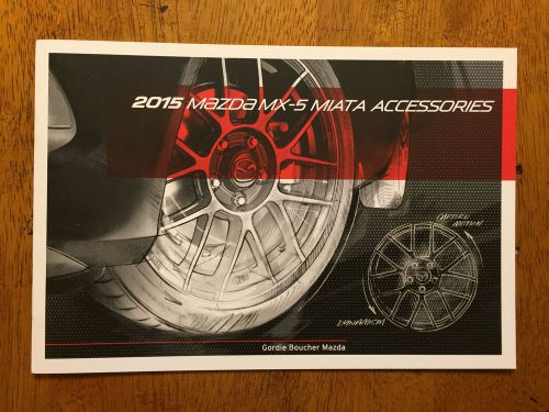 2015 mazda mx-5 miata toyota accessories sales brochure catalog