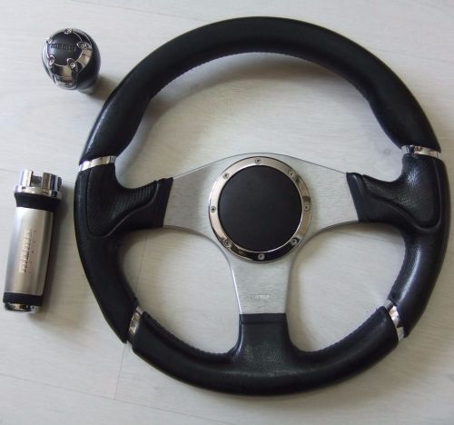 Momo millenium 350mm steering wheel shift knob and hand brake handle set jdm