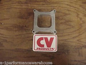 Cv billet aluminum 1.240&#034; thick holley carburetor spacer cv240-lw mh33