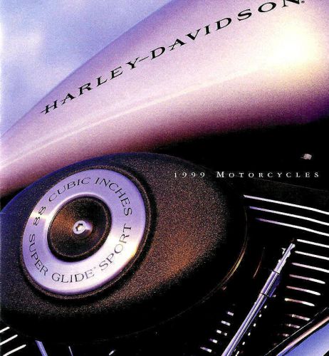 1999 harley-davidson brochure -sportster-dyna-softail-electra