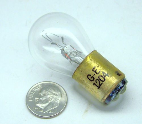 M939 ge 1204 nos miniature light bulb lamp 24v c2v s8 bayonet 1 filament clear