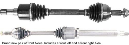 Pair new front right &amp; left cv drive axle shaft assembly for ford focus