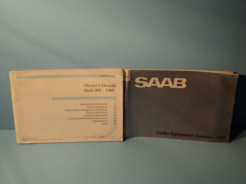 88 1988 saab 900 owners manual