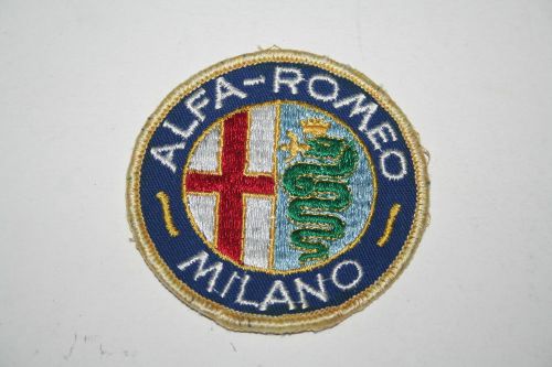 Alfa romeo milano embroidered sew on cloth emblem badge patch