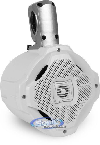 New! lanzar aqwb65w 500w 6-1/2&#034; 2-way marine wake board tower speaker