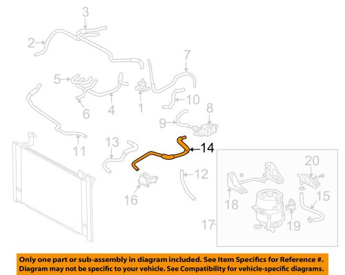 Toyota oem 04-09 prius 1.5l-l4 radiator-by-pass hose 1628121010