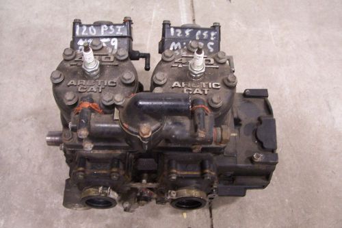 Arctic cat snowmobile 1998 zr 440 sno pro short block engine 0662-217