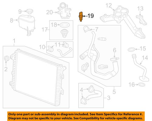 Gm oem-coolant temperature sensor 12608814