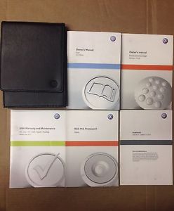 2011 volkswagen golf owner&#039;s manual with case