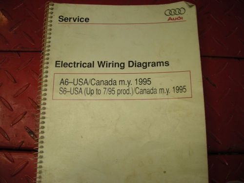 Audi wiring diagrams a6 s6 95&#039; factory issued free shipping