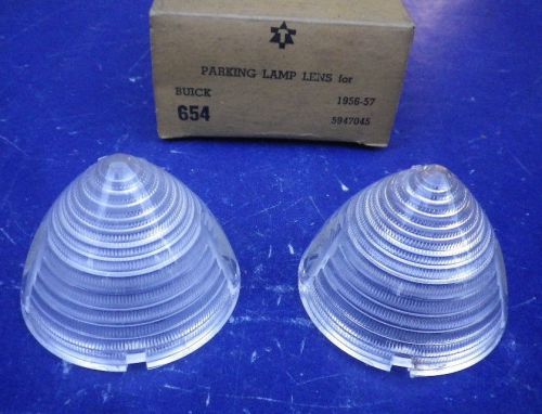 Nos 56 57 buick parking light lens lamp lenses roadmaster super caballero nors