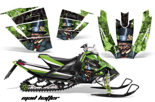 Amr sled wrap arctic cat snopro graphic kit madhatter