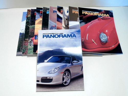 Porsche panorama magazine set 2005 12 issues