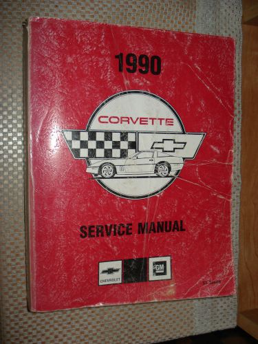 1990 chevy corvette service manual shop book original repair manual