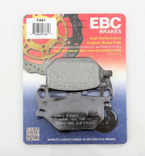 Ebc kevlar organic brake pads fa61