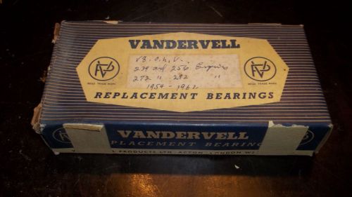 Vandervell replacement bearings 1954-1962 v8 o.h.v. 239, 256 engines 272 292