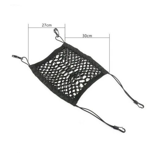 Auto car seat chair side mount storage multi-pocket net bag hook nylon holder