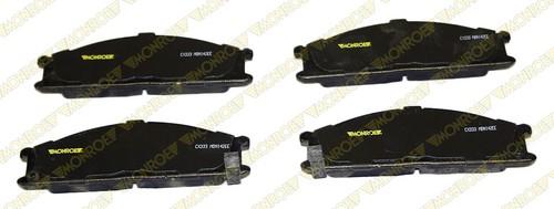 Monroe cx333 brake pad or shoe, front-monroe ceramics brake pad