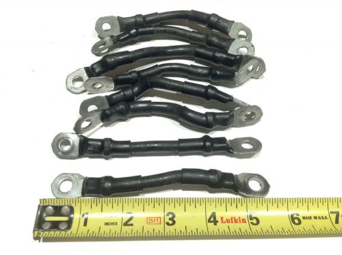 Eight 5-7/8 inch battery cables 4 gauge