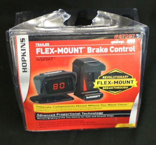 Hopkins insight 47297 trailer flex-mount brake control new