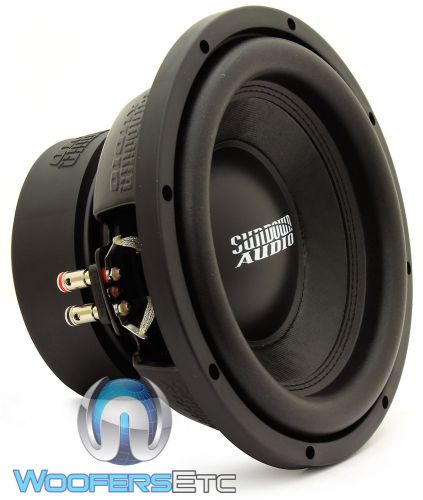 Sundown audio e-10 v.3 d4 10&#034; 500w rms dual 4-ohm car subwoofer bass speaker new