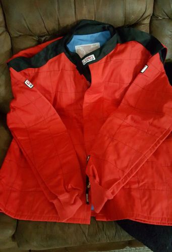 G-force 4526xxxlrd gf 525 red xxx-large multi-layer 3x red racing jacket