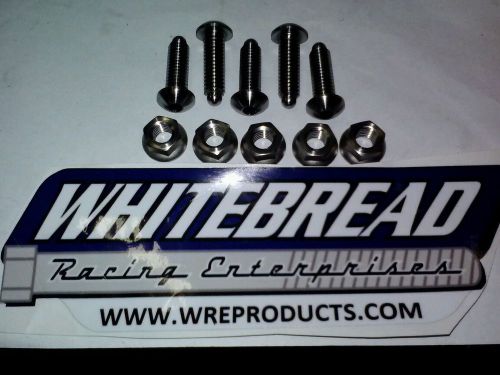 Sprint car,titanium button head front hub stud kit with nuts