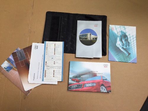 2004 audi s4 b6 owners manual packet