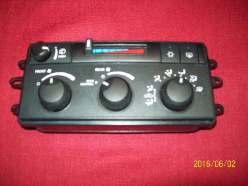 05-09 chysler aspen a/c heater temperature climate control