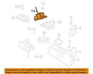 Dodge chrysler oem 2009 journey console-shifter 4766410ae