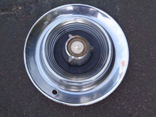 Used 1958 chrysler imperial hubcap. decent condition. california car. rare 58