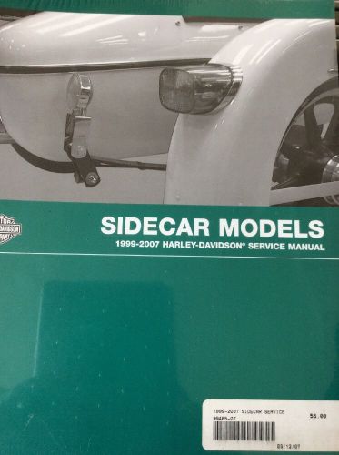1999-2007 sidecar models  service manual  harle official factory service manual