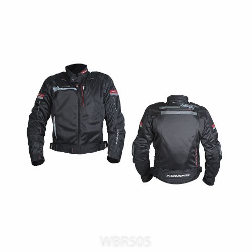 Komine jk 044 black neon motorcycle jacket