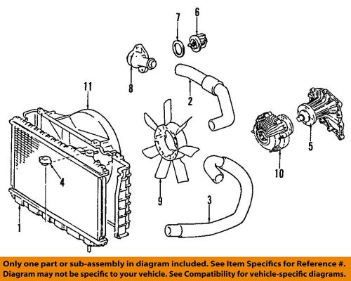 Toyota oem 89-92 supra-engine coolant thermostat housing 1633342030