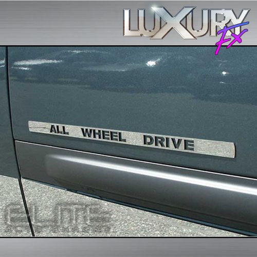 Stainless steel all wheel drive emblem fit for chrysler awd - luxfx2690