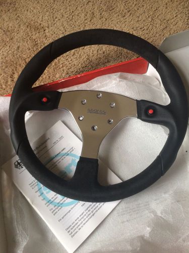 Sparco® racing steering wheel - flash 5 (black/silver)