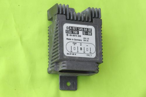 Mercedes s430 s500 cl500 aux cooling fan relay module oem 0275456432 w/warranty