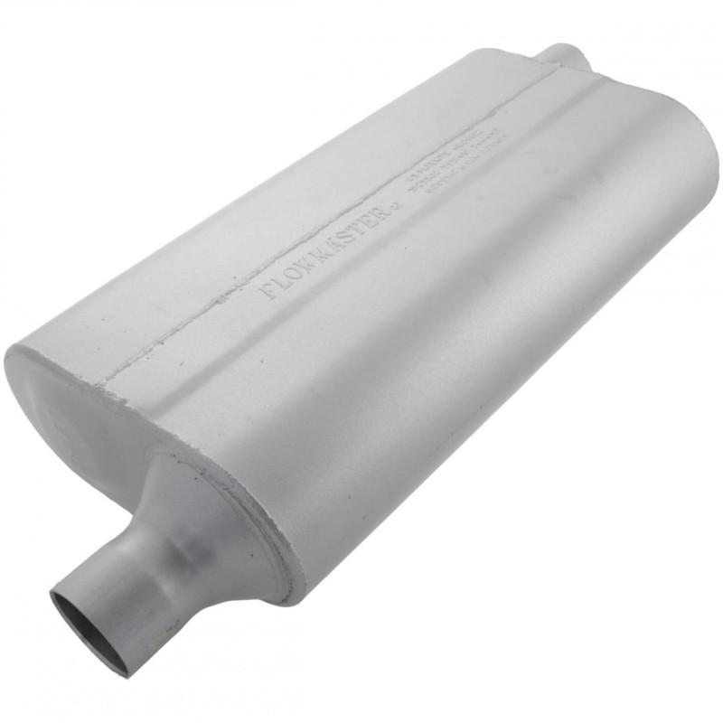 Flowmaster 50 delta flow muffler - 2.00 offset in / 2.00 offset out - moderate