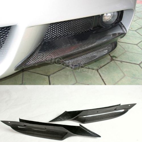 Carbon fiber front  splitters lips fit for bmw e90 m sport m tech bumper 06-08