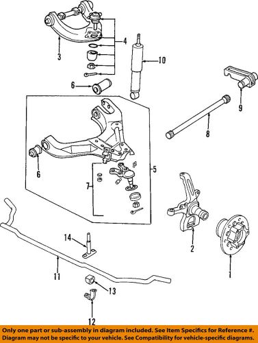 Mitsubishi oem 97-04 montero sport front-lower ball joint mr296270