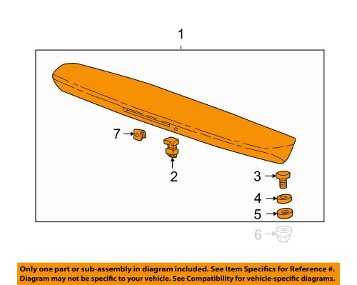 Honda oem 2006 pilot-spoiler kit 74900s9va51zg