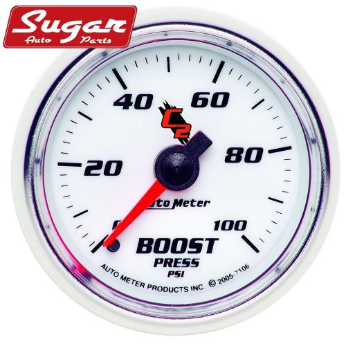 Auto meter 7106 c2; mechanical boost gauge